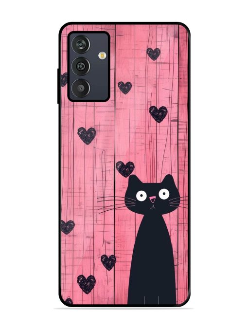 Feline Valentine'S Day Glossy Soft Edge Case for Samsung Galaxy M13 (4G) Chachhi