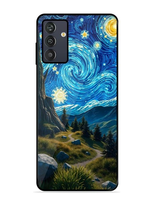 Starry Night In The Shire Glossy Soft Edge Case for Samsung Galaxy M13 (4G) Chachhi