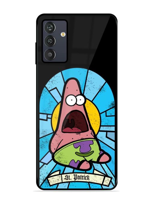 St. Patrick'S Day Stained Glass Patrick Star Glossy Soft Edge Case for Samsung Galaxy M13 (4G) Chachhi