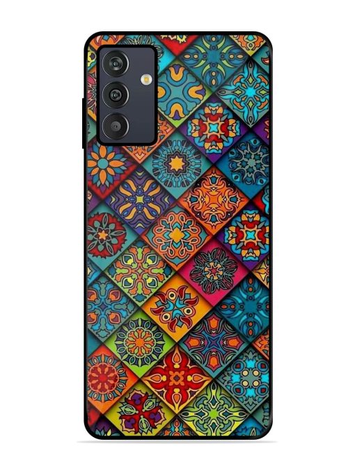 Patchwork Mandala Mosaic Glossy Soft Edge Case for Samsung Galaxy M13 (4G) Chachhi