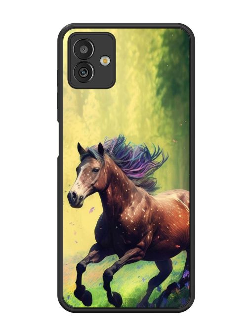 Enchanted Gallop Glossy Soft Edge Case for Samsung Galaxy M13 (5G) Chachhi