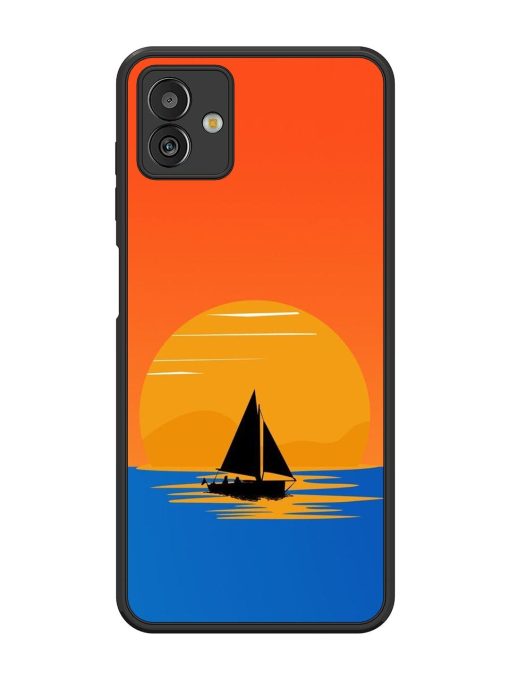 Sunset Sail Glossy Soft Edge Case for Samsung Galaxy M13 (5G) Chachhi