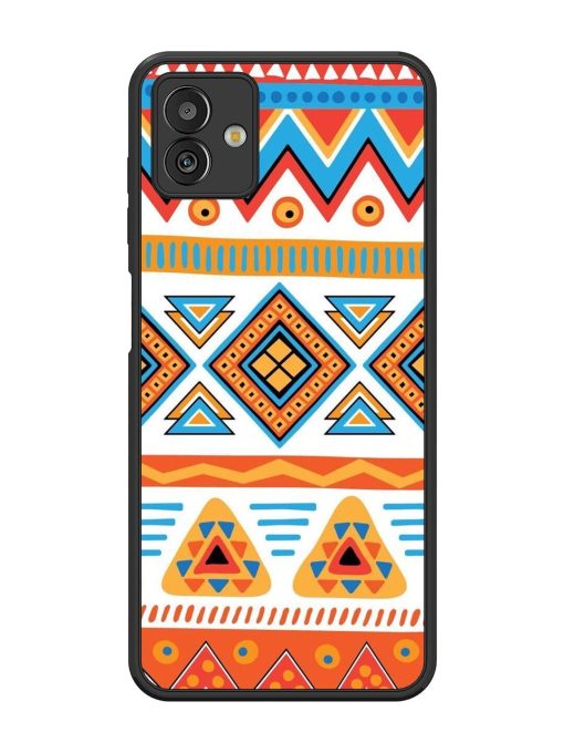 Vibrant Tribal Pattern Glossy Soft Edge Case for Samsung Galaxy M13 (5G) Chachhi