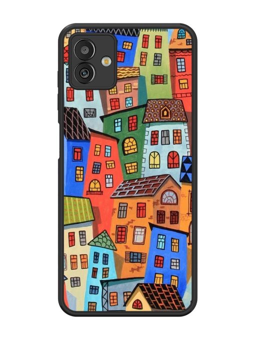 Rainbow House Glossy Soft Edge Case for Samsung Galaxy M13 (5G) Chachhi