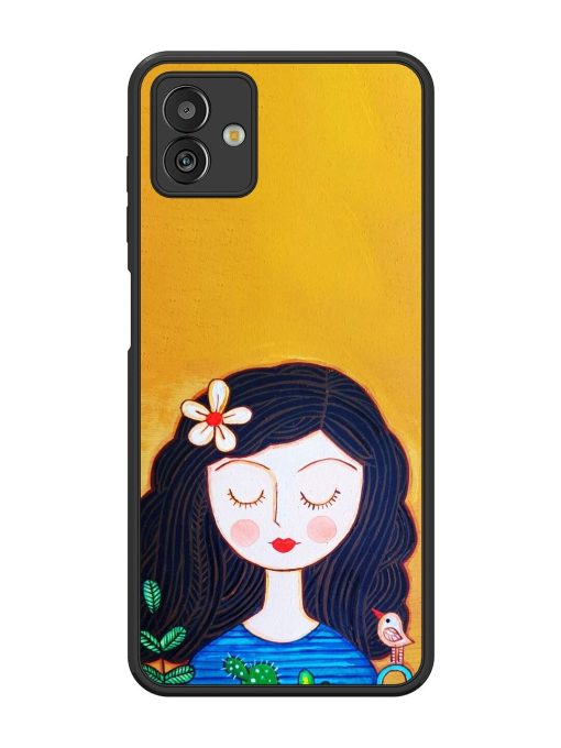 Girl Illustration Glossy Soft Edge Case for Samsung Galaxy M13 (5G) Chachhi