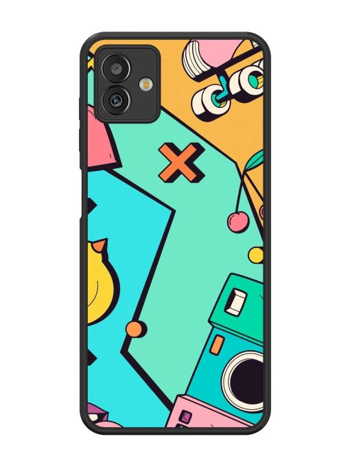 Retro Remix Glossy Soft Edge Case for Samsung Galaxy M13 (5G) Chachhi