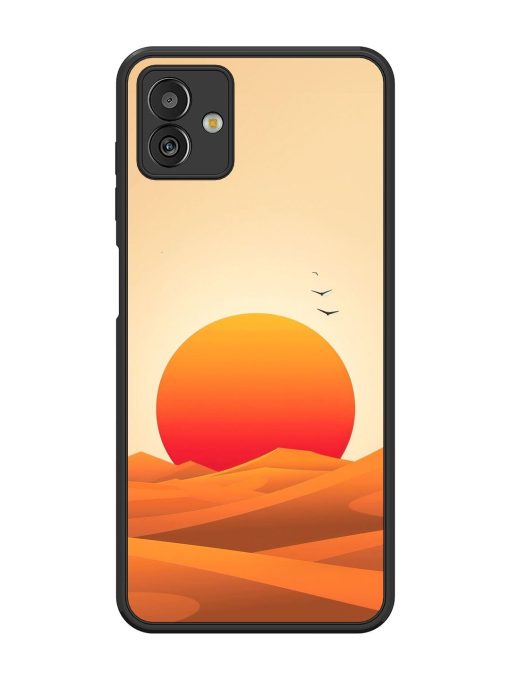 Desert Sunset Glossy Soft Edge Case for Samsung Galaxy M13 (5G) Chachhi