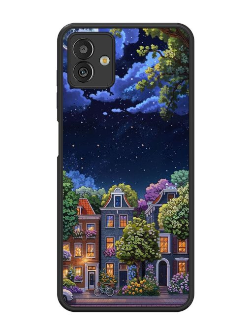 Moonlit Streets Glossy Soft Edge Case for Samsung Galaxy M13 (5G) Chachhi