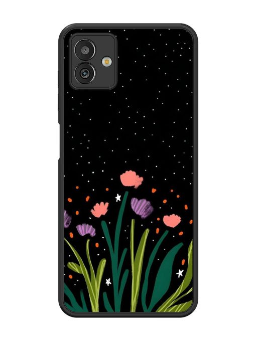 Midnight Bloom Glossy Soft Edge Case for Samsung Galaxy M13 (5G) Chachhi