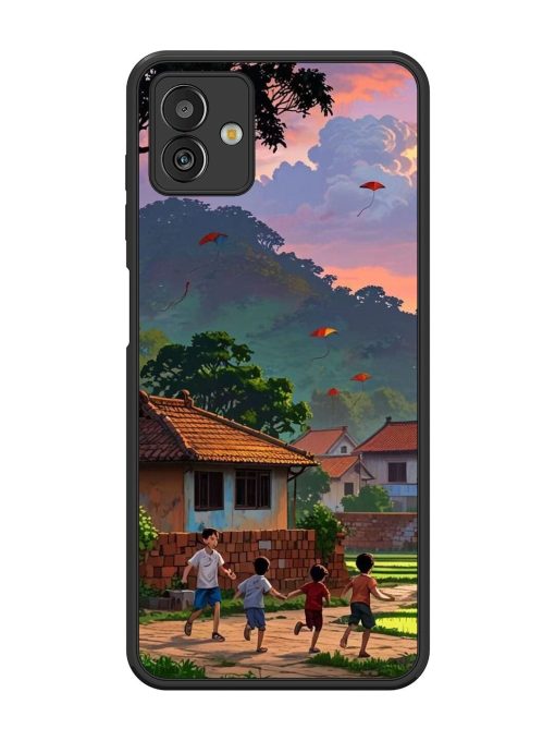 Sunset Play Glossy Soft Edge Case for Samsung Galaxy M13 (5G) Chachhi