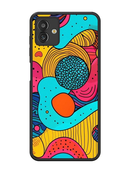 Psychedelic Patterns Glossy Soft Edge Case for Samsung Galaxy M13 (5G) Chachhi