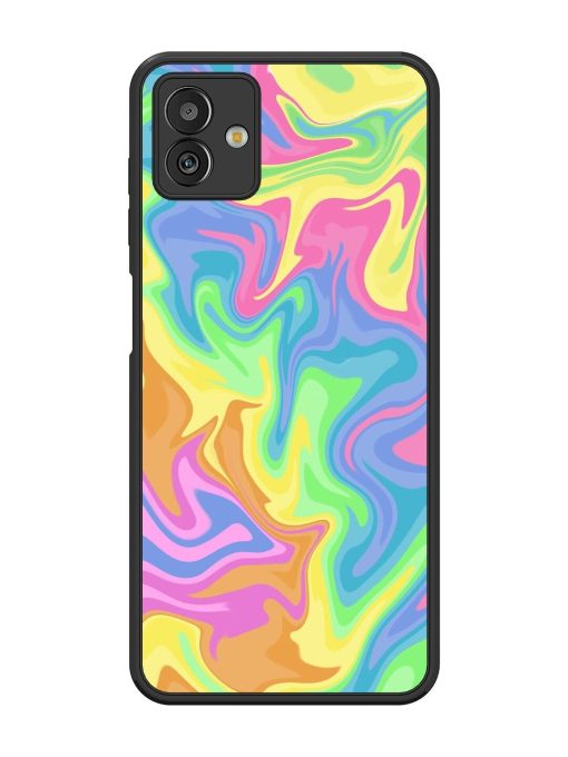 Whimsical Swirl Glossy Soft Edge Case for Samsung Galaxy M13 (5G)