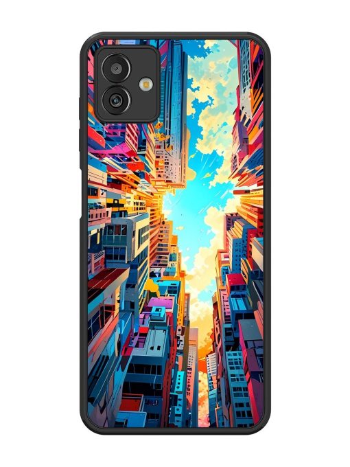 Skyward City Glossy Soft Edge Case for Samsung Galaxy M13 (5G) Chachhi