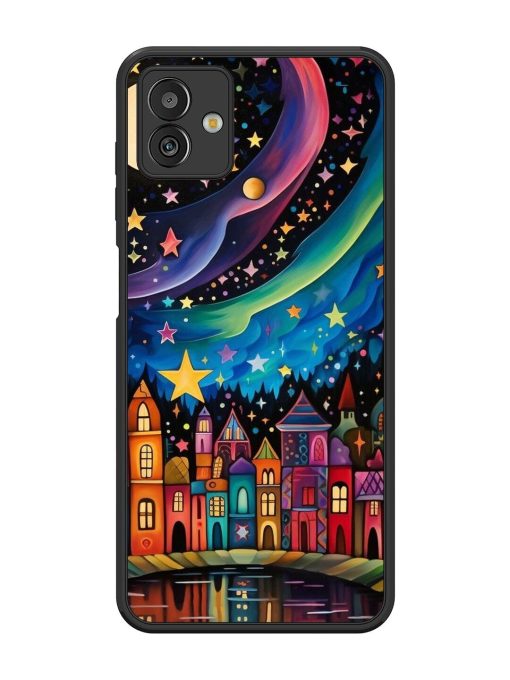 Starlit Village Glossy Soft Edge Case for Samsung Galaxy M13 (5G) Chachhi