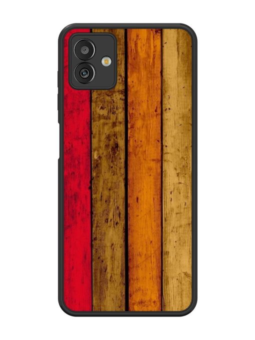 Colorful Woodgrain Glossy Soft Edge Case for Samsung Galaxy M13 (5G) Chachhi