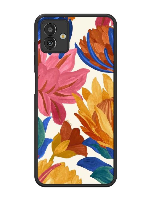 Blooming Tapestry Glossy Soft Edge Case for Samsung Galaxy M13 (5G) Chachhi