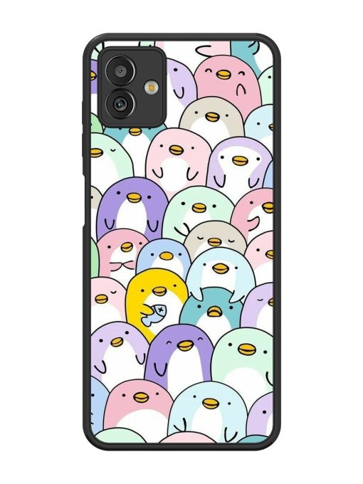 Penguin Party Glossy Soft Edge Case for Samsung Galaxy M13 (5G) Chachhi