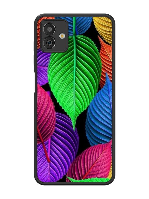 Rainbow Leaf Symphony Glossy Soft Edge Case for Samsung Galaxy M13 (5G)