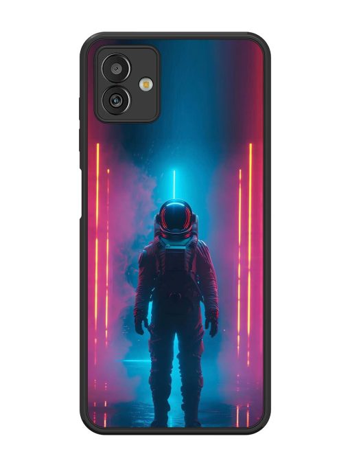 Neon Astronaut Glossy Soft Edge Case for Samsung Galaxy M13 (5G) Chachhi