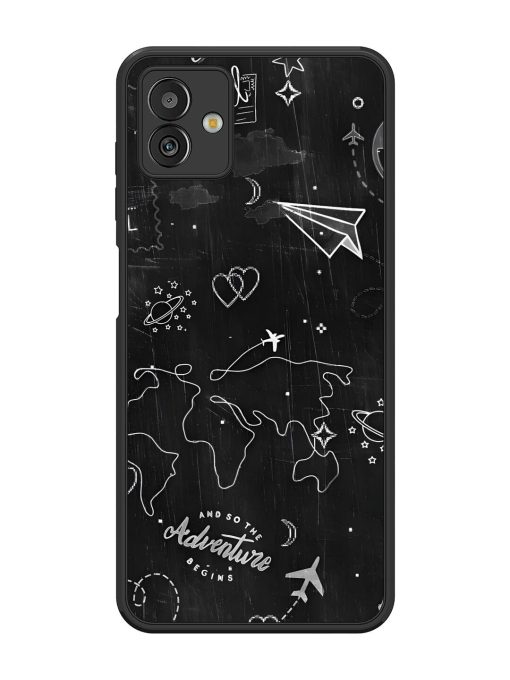 Wanderlust Sketchbook Glossy Soft Edge Case for Samsung Galaxy M13 (5G) Chachhi