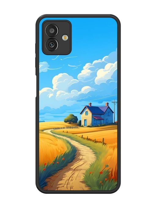 Countryside Cottage Glossy Soft Edge Case for Samsung Galaxy M13 (5G) Chachhi