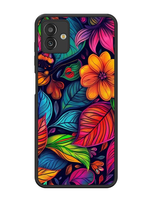 Rainbow Of Blooms Glossy Soft Edge Case for Samsung Galaxy M13 (5G) Chachhi