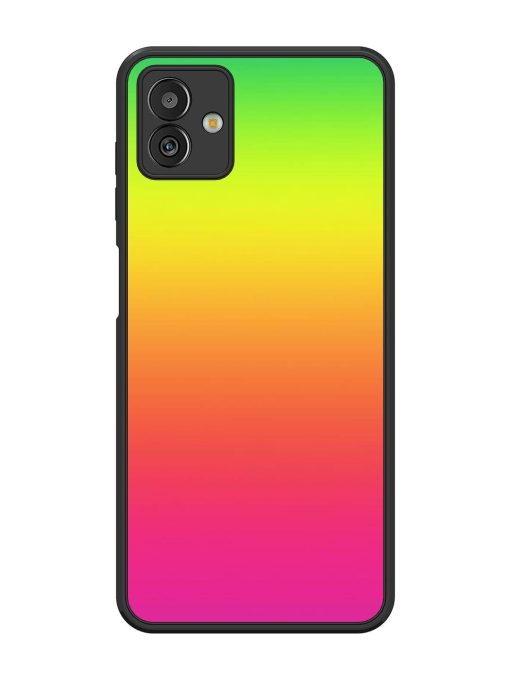 Rainbow Gradient Glossy Soft Edge Case for Samsung Galaxy M13 (5G) Chachhi