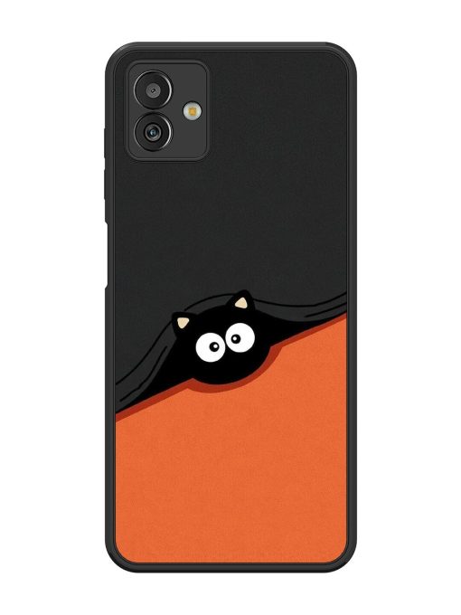 Peek-A-Boo Kitty Glossy Soft Edge Case for Samsung Galaxy M13 (5G) Chachhi