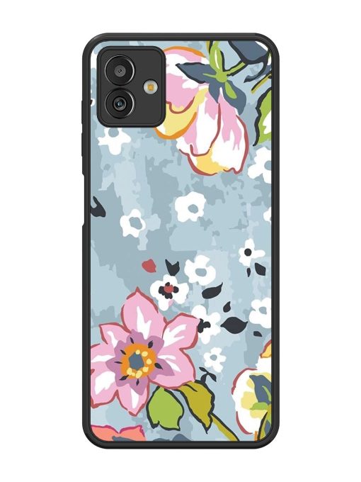 Floral Fantasy Glossy Soft Edge Case for Samsung Galaxy M13 (5G) Chachhi