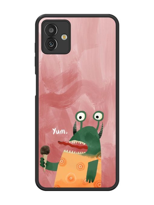 Hungry Monster Glossy Soft Edge Case for Samsung Galaxy M13 (5G) Chachhi