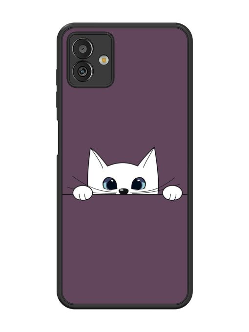 Peek-A-Boo Kitty Glossy Soft Edge Case for Samsung Galaxy M13 (5G) Chachhi