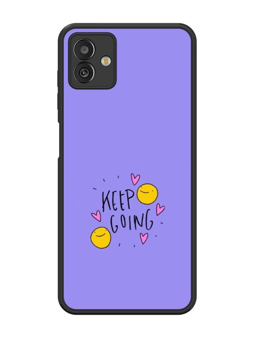 Smiling Through It All Glossy Soft Edge Case for Samsung Galaxy M13 (5G) Chachhi