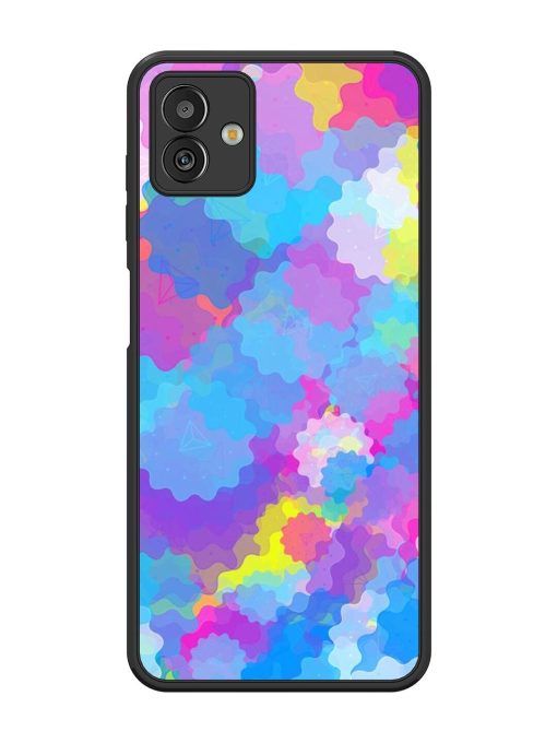 Psychedelic Cloud Burst Glossy Soft Edge Case for Samsung Galaxy M13 (5G) Chachhi