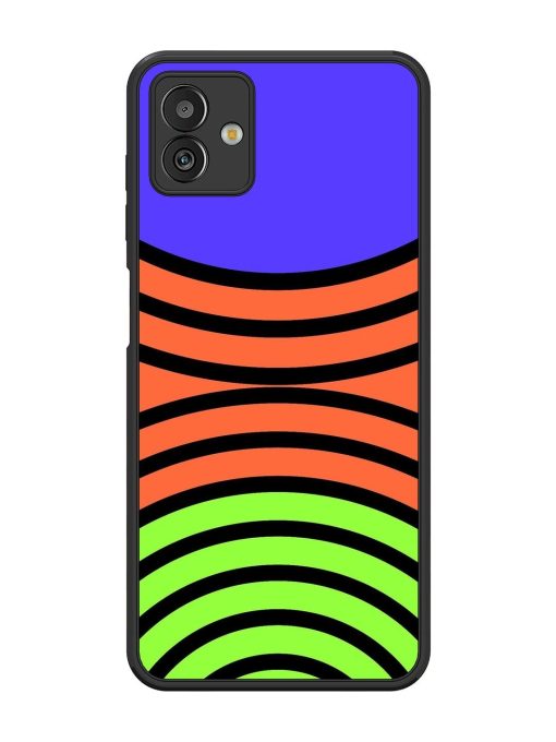 Psychedelic Stripe Symphony Glossy Soft Edge Case for Samsung Galaxy M13 (5G) Chachhi