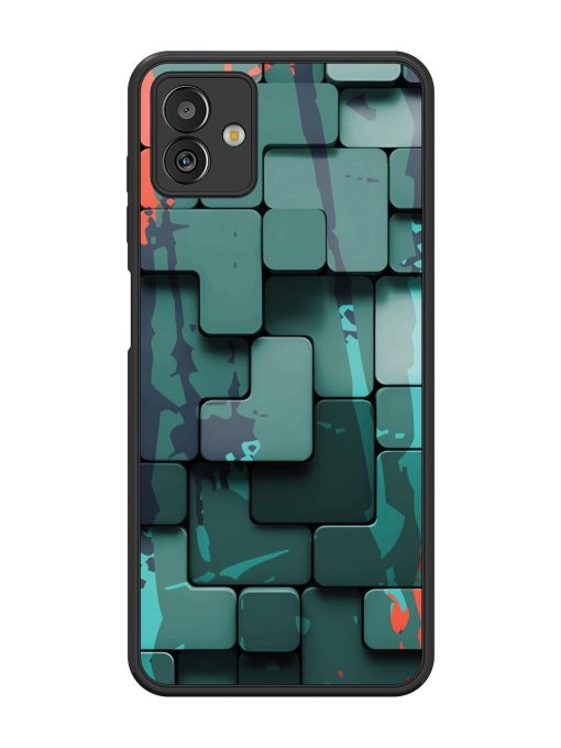 Abstract Geometric Mosaic Glossy Soft Edge Case for Samsung Galaxy M13 (5G) Chachhi