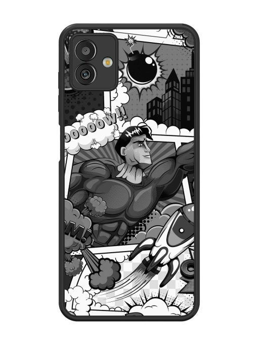 Comic Book Chaos Glossy Soft Edge Case for Samsung Galaxy M13 (5G) Chachhi