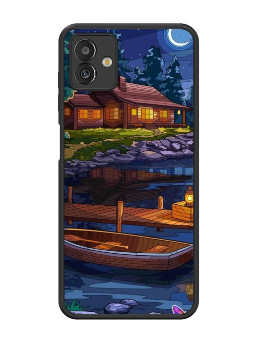 Moonlit Serenity Glossy Soft Edge Case for Samsung Galaxy M13 (5G)