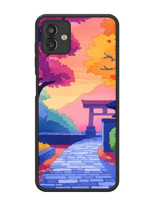 Autumnal Serenity Glossy Soft Edge Case for Samsung Galaxy M13 (5G)