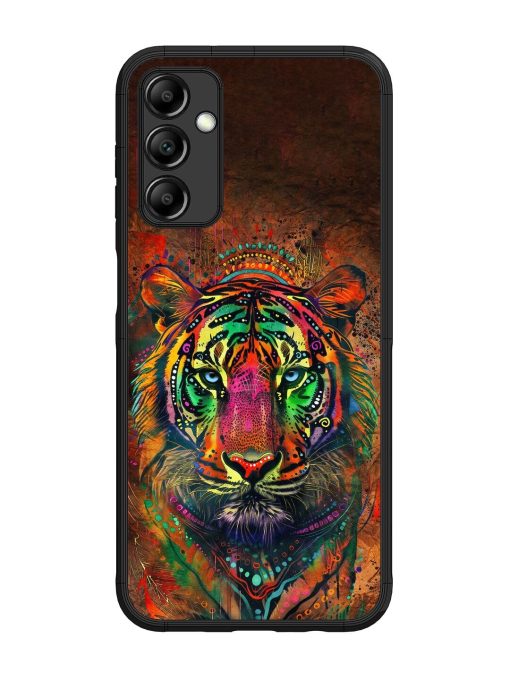 Cosmic Tiger Glossy Soft Edge Case for Samsung Galaxy M14 (5G) Chachhi