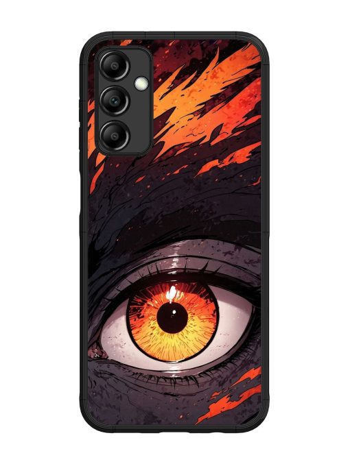 Inferno Gaze Glossy Soft Edge Case for Samsung Galaxy M14 (5G) Chachhi