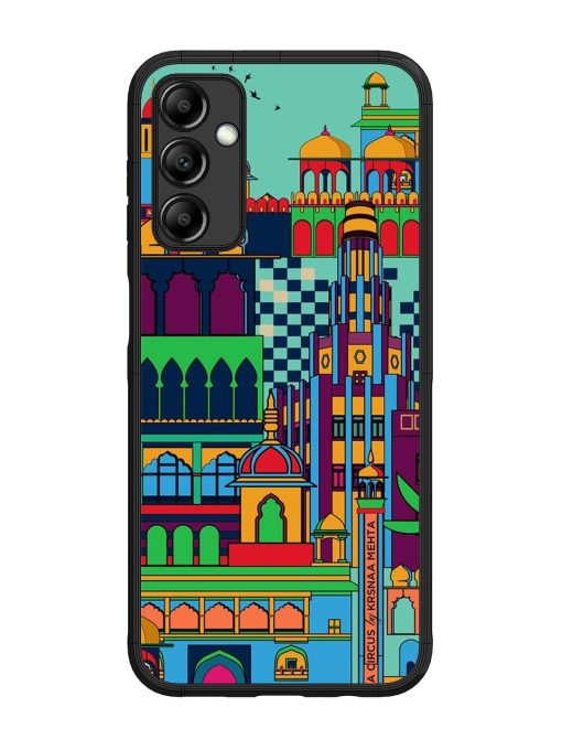 Indian Tapestry Glossy Soft Edge Case for Samsung Galaxy M14 (5G) Chachhi