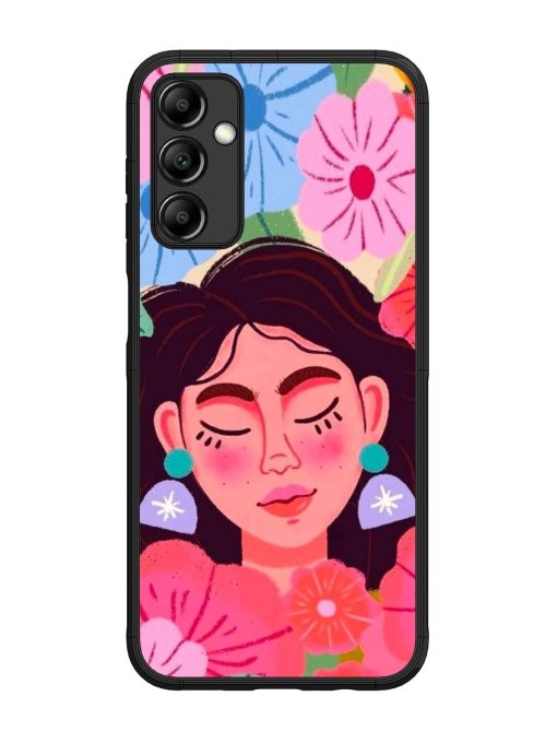 Blooming Serenity Glossy Soft Edge Case for Samsung Galaxy M14 (5G) Chachhi