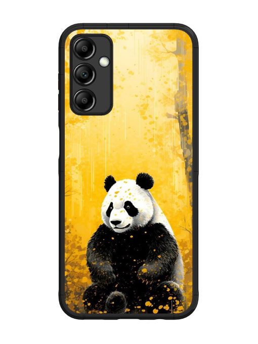 Golden Solitude Glossy Soft Edge Case for Samsung Galaxy M14 (5G)