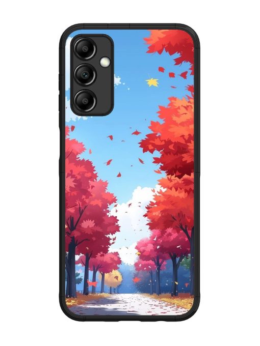 Autumn'S Embrace Glossy Soft Edge Case for Samsung Galaxy M14 (5G) Chachhi