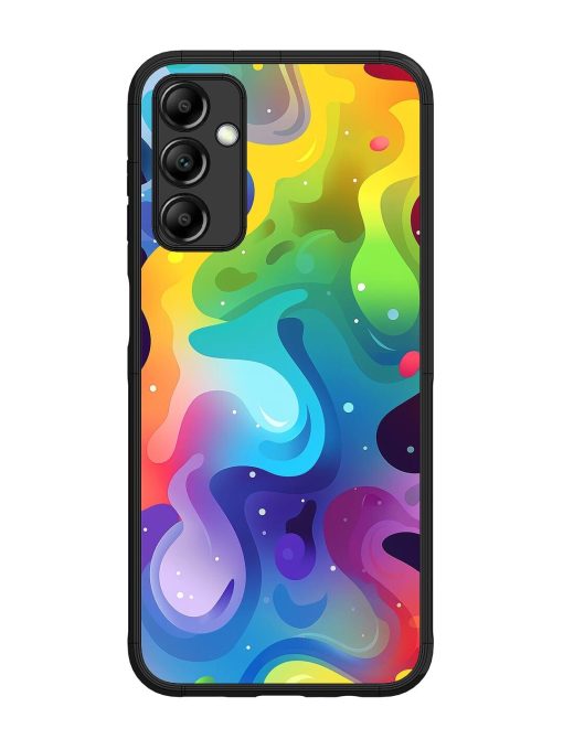 Rainbow River Glossy Soft Edge Case for Samsung Galaxy M14 (5G) Chachhi