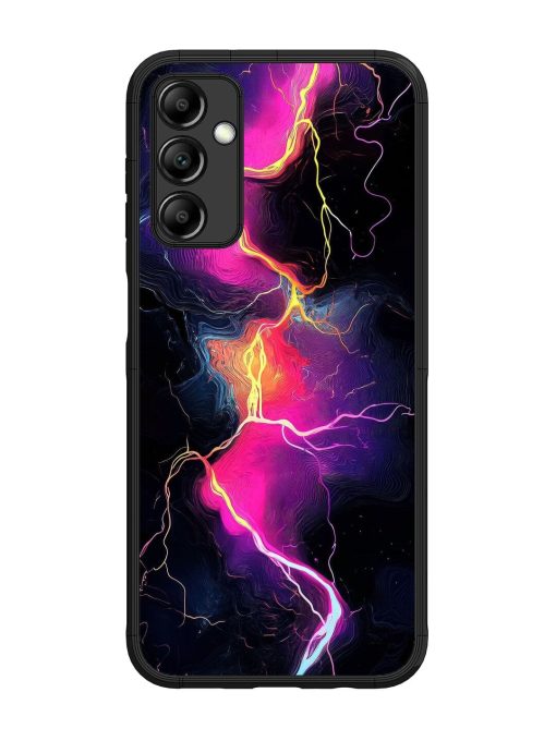 Electric Dreams Glossy Soft Edge Case for Samsung Galaxy M14 (5G) Chachhi