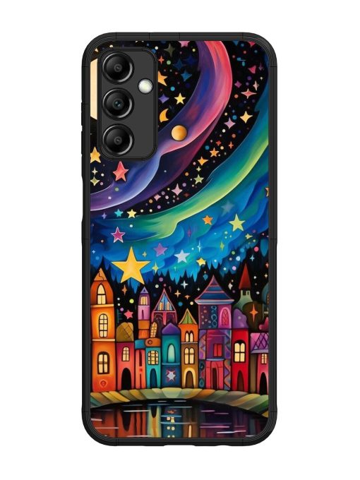 Starlit Village Glossy Soft Edge Case for Samsung Galaxy M14 (5G) Chachhi