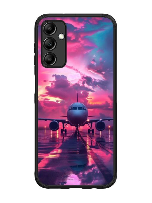 Neon Runway Glossy Soft Edge Case for Samsung Galaxy M14 (5G) Chachhi