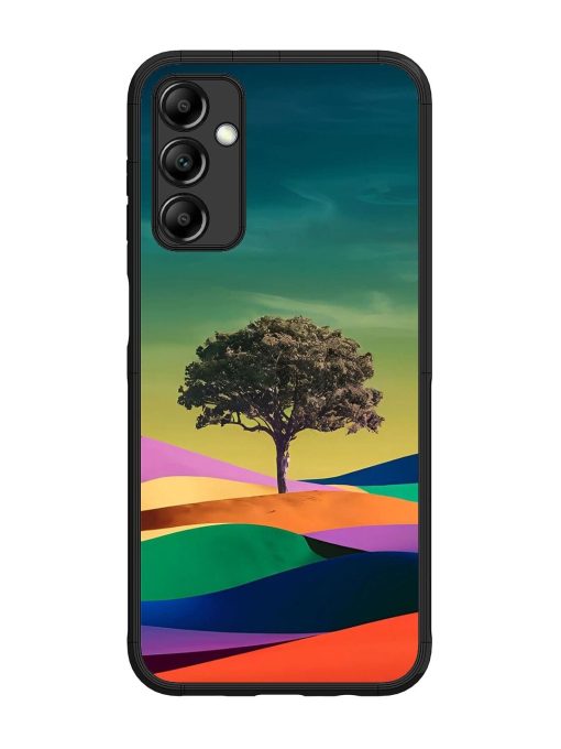 Rainbow'S Lone Sentinel Glossy Soft Edge Case for Samsung Galaxy M14 (5G) Chachhi