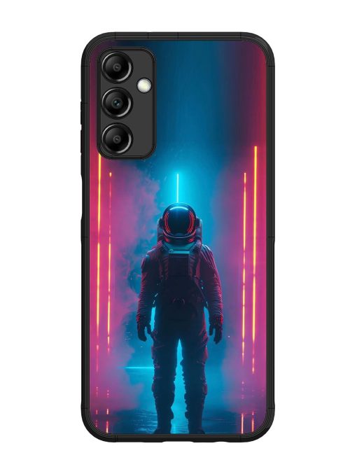 Neon Astronaut Glossy Soft Edge Case for Samsung Galaxy M14 (5G) Chachhi